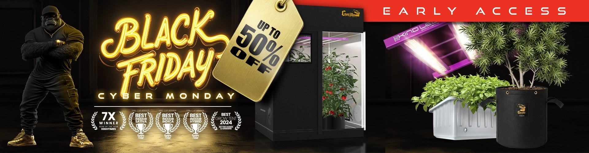 Gorilla Grow Tent Sale!